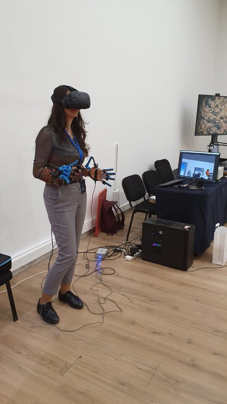 VR demonstration at the event
